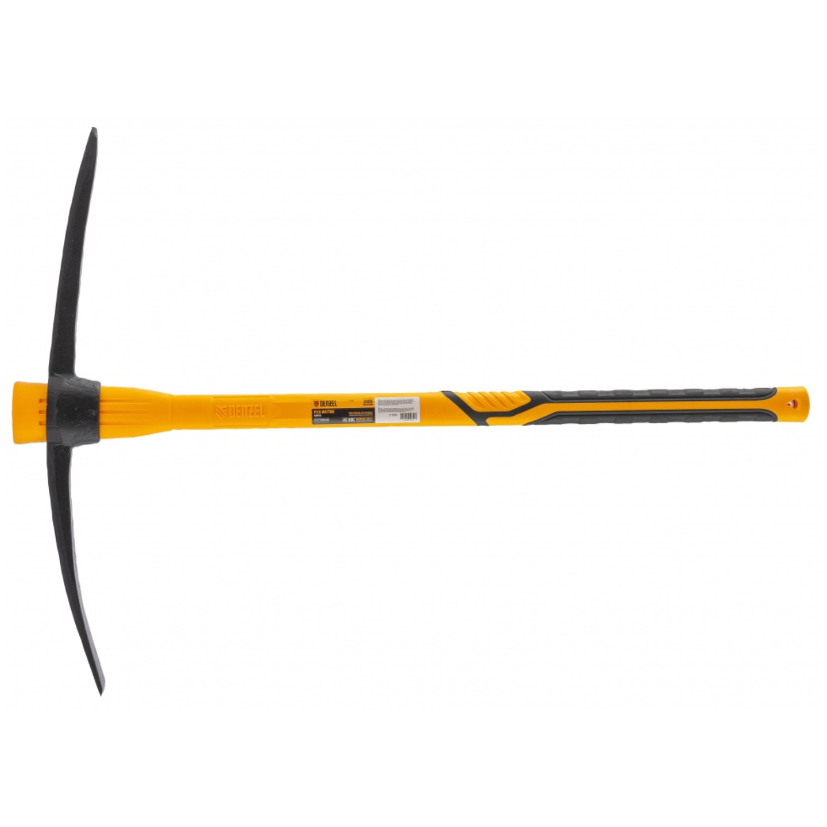 Кирка 3000 г, фиберглассовая обрезиненная рукоятка 900 мм// Denzel