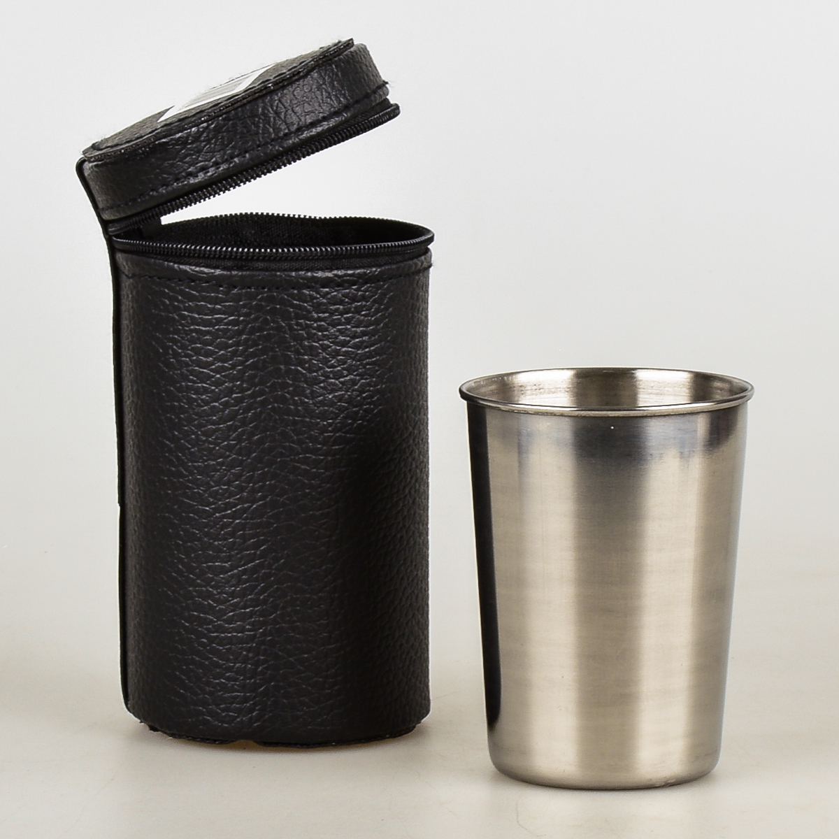 Набор металлических стопок 4шт*150 мл. в чехле, JYC-117 PRC