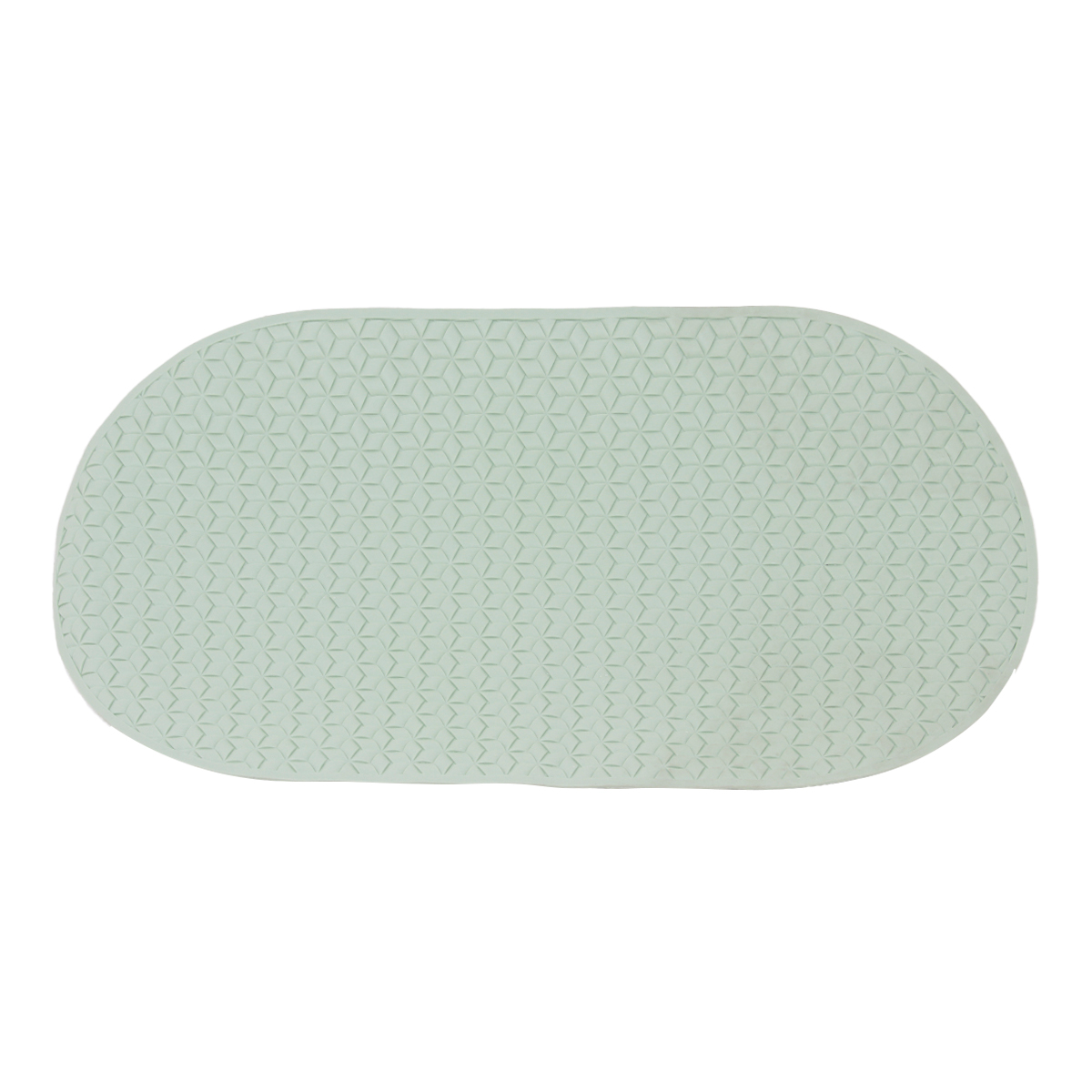 Коврик для ванной Sanitary 68x38 см на присосках мята 0855 CN