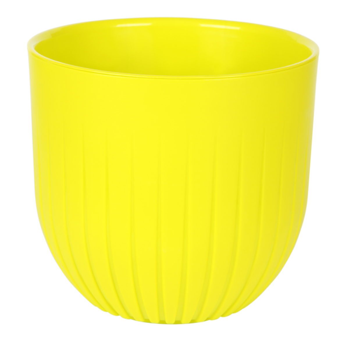 Горшок пластиковый с вкладкой, Альфа Медовый d. 13 h.12,5 1,4 л. А13-34