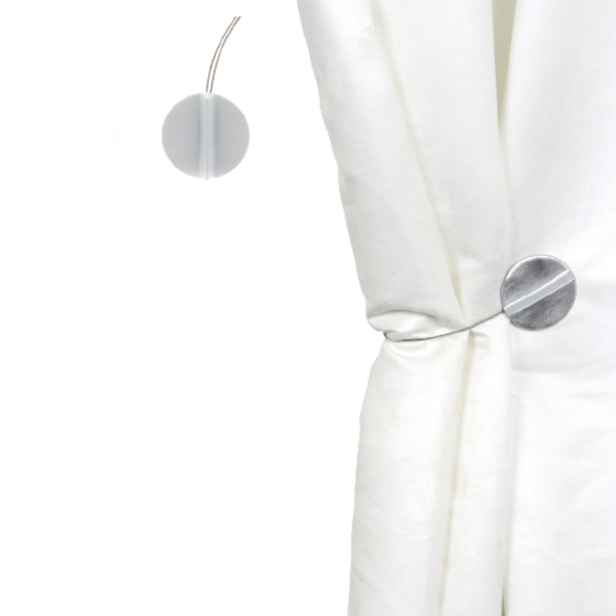 Подхват для штор на магните Luance MISTERY матовый белый 24021108 Подхват для штор на магните Luance MISTERY матовый белый 24021108