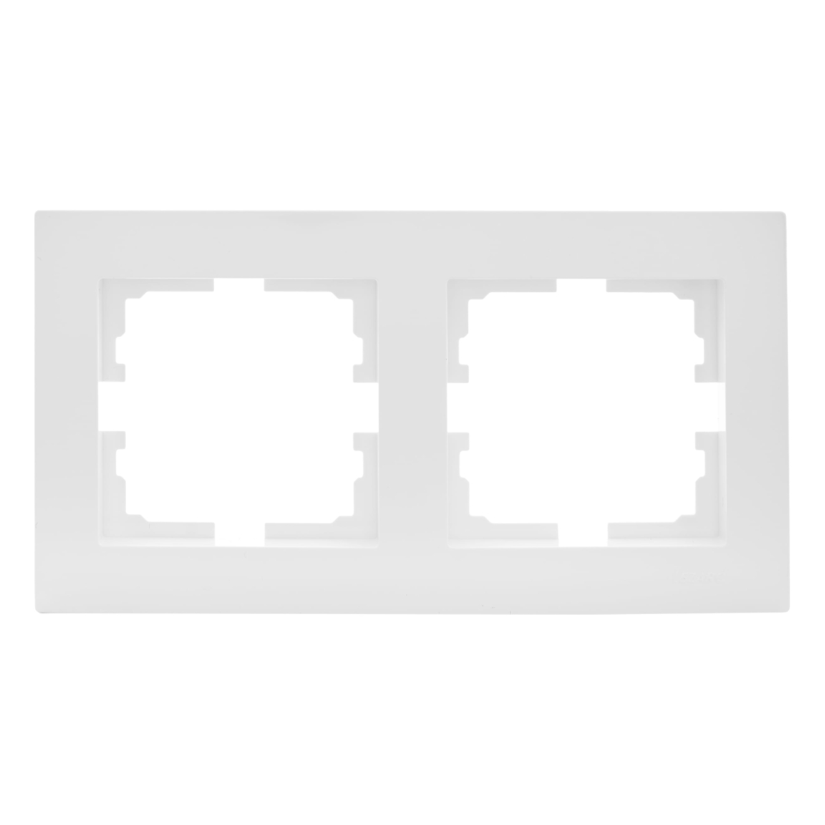 Рамка VESNA 742-0200-147 2-ая горизонтальная белая
