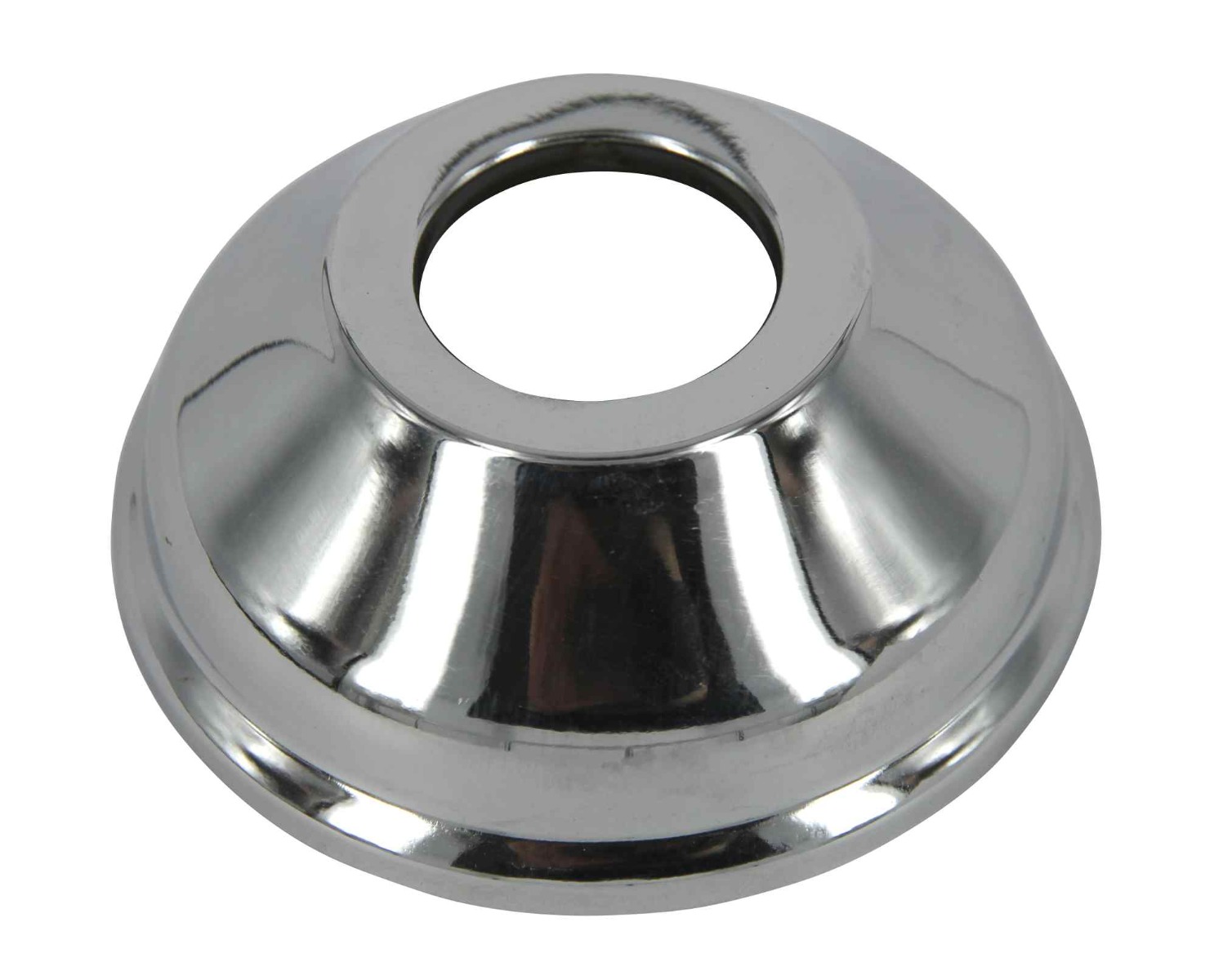 Чашка декоративная (отражатель) 32 мм конус высокий (нержавеющая сталь, хром), MP-У