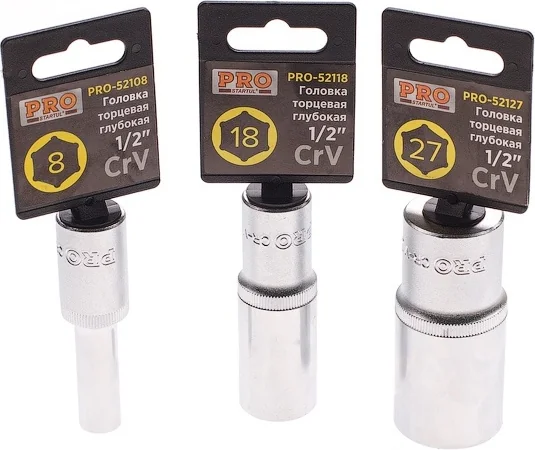 Головка 1/2" 15мм 6гр. глубокая PRO STARTUL (PRO-52115)