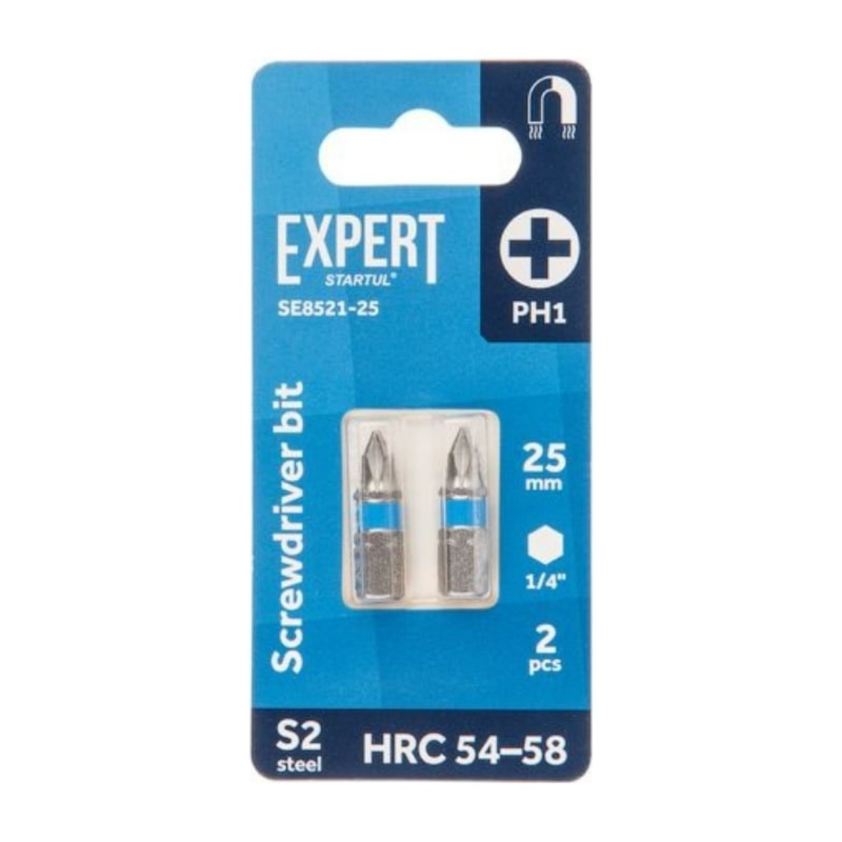 Насадка крестообразная PH1 25мм  2шт EXPERT STARTUL (SE8521-25), арт.SE8521-25