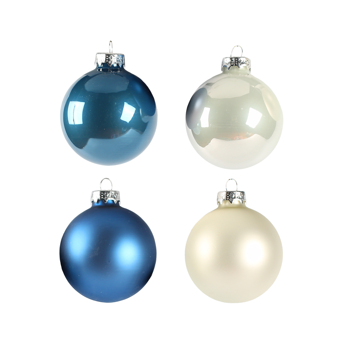 Набор елочных шаров MAGIC TIME D6 см 4 шт Жемчуг стекло 90656