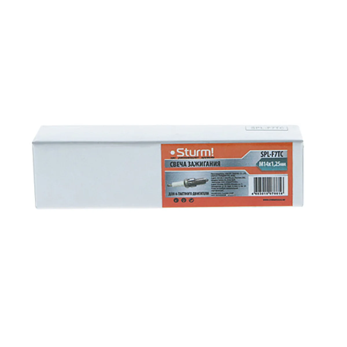 Свеча зажигания Sturm! SPL-F7TC для 4-тактного двигателя, M14*1,25, шестигранник 21