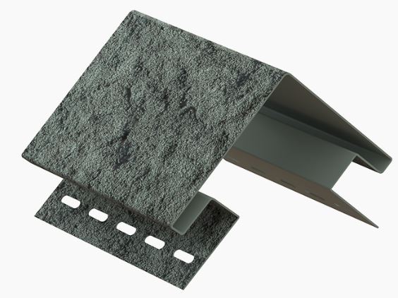 Наружный угол (ПВХ) 0076.Н.,камень изумрудный