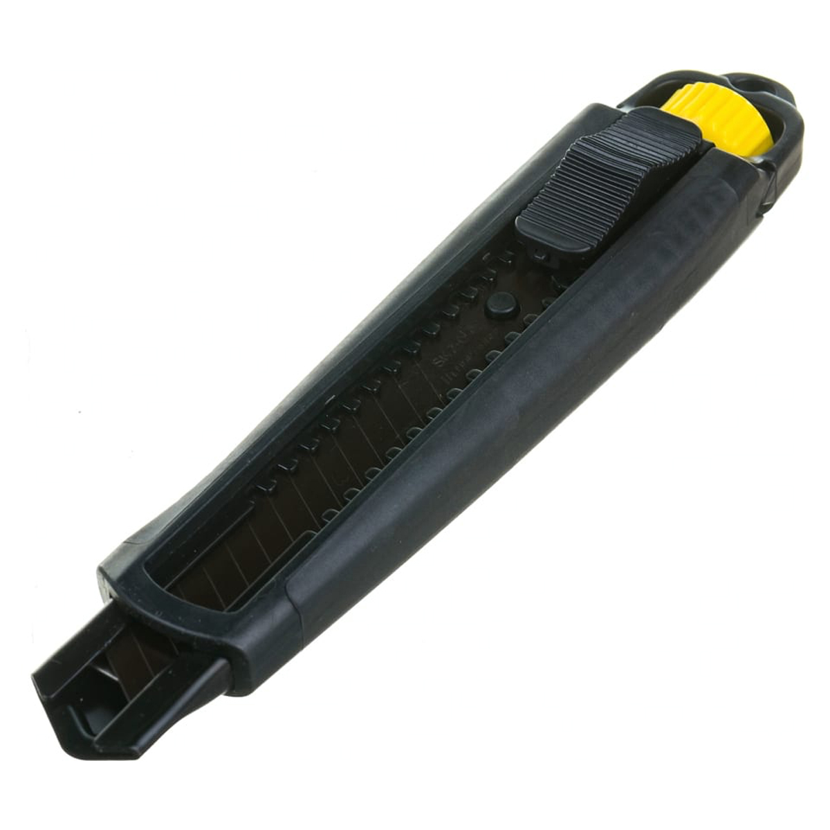 Нож Hanskonner HK1076-08-01, 18мм, обрезиненный корпус, доп. фиксирующий винт, лезвие SK2 0.7мм,