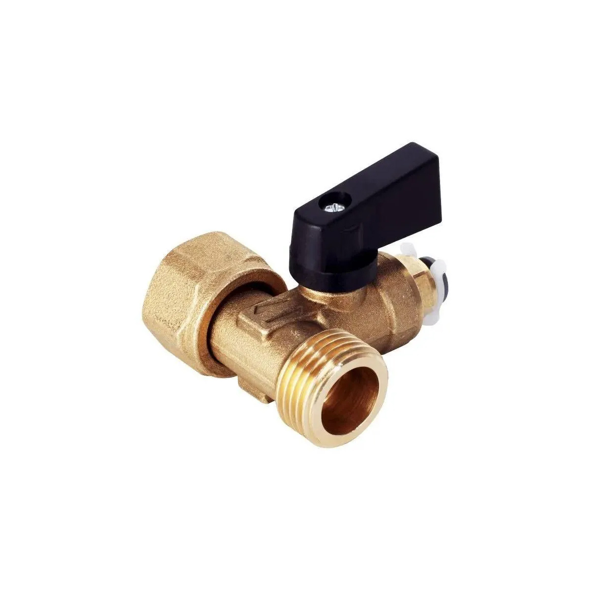 Тройник с шаровым краном 1/2"x1/2"x3/8"