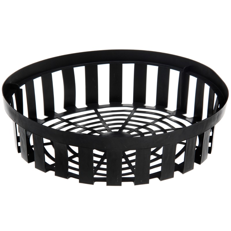 Корзина для луковичных круглая 30*8см чёрная