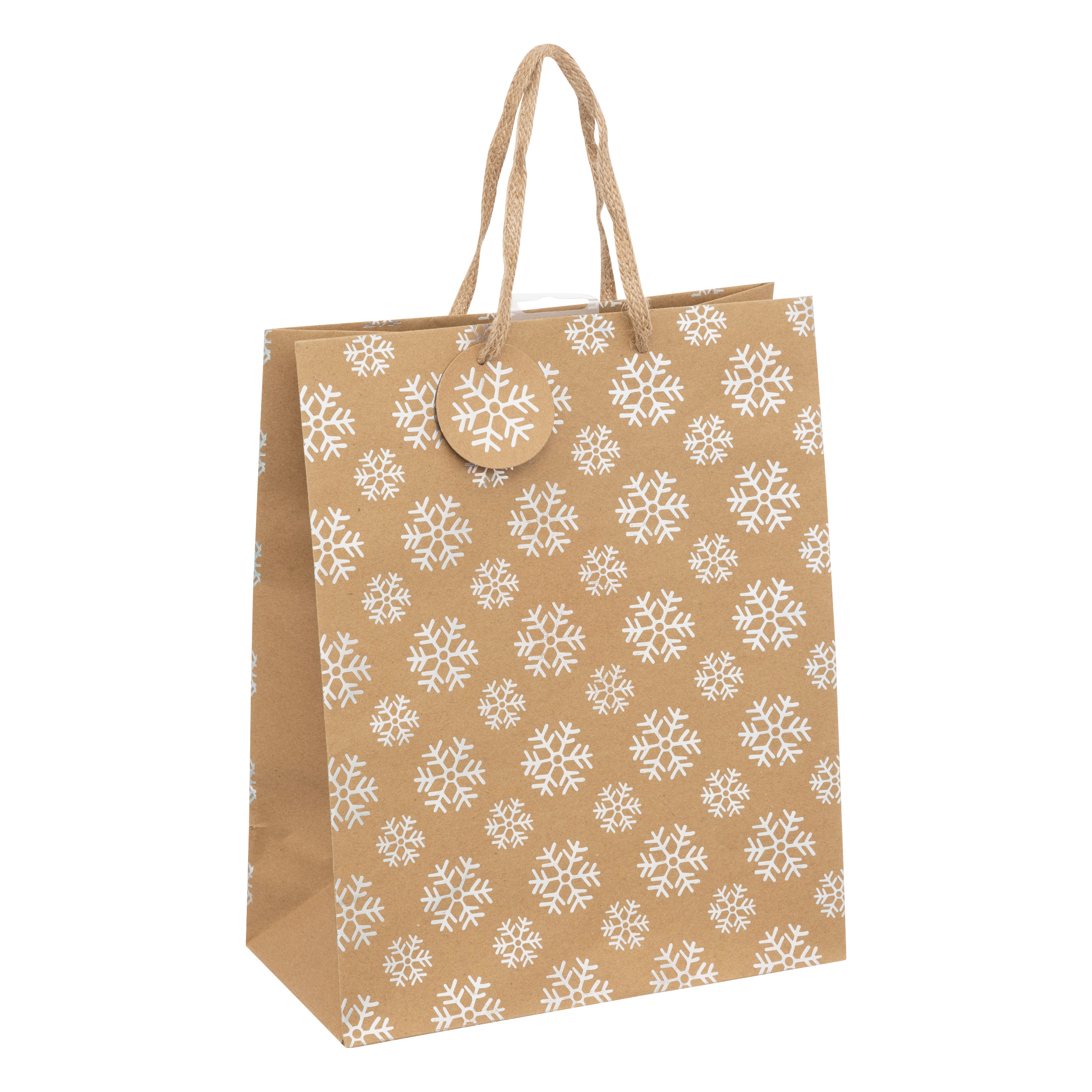 Пакет подарочный Feeric 26,7х13,7х33 см крафт 191423