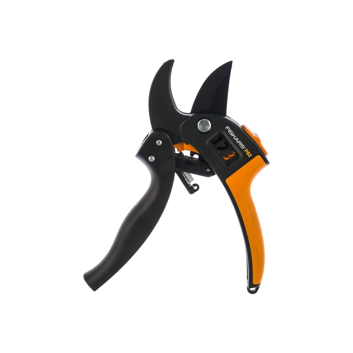 Секатор контактный FISKARS PowerStep с храповым механизмом (111670)