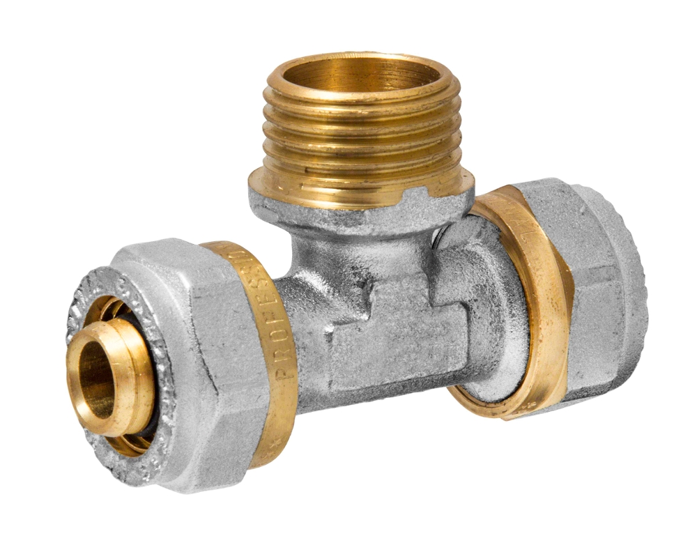 Тройник 20х3/4"х20 ц/ш/ц RC, MP-У