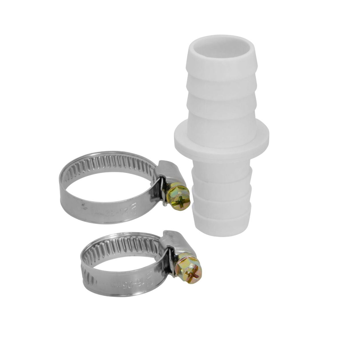 Соединитель 19/22 в комплекте с хомутами для сливных шлангов, MP-У