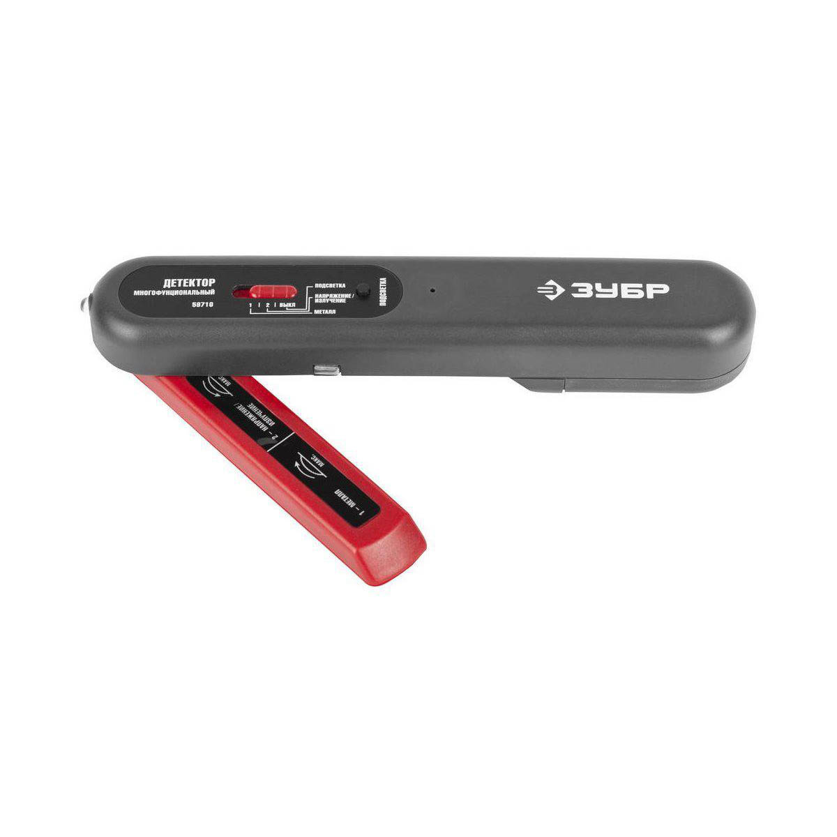 Тестер ЗУБР многофункциональный с детектором металла (до 50мм), провода под напряжением( 70-600В), в