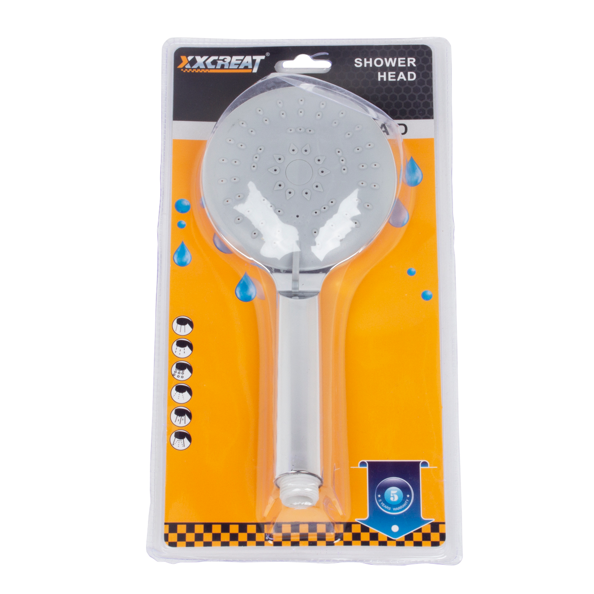 Лейка душевая серая (PRC)