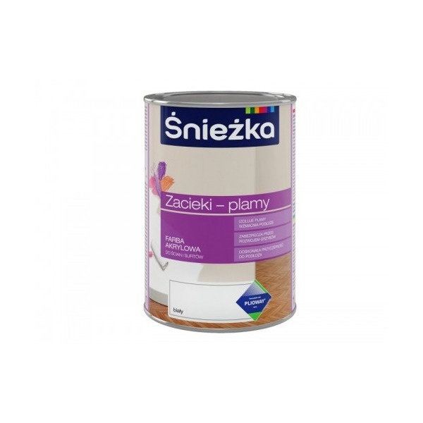 Эмаль Sniezka, Подтеки-Пятна 1л Эмаль Sniezka, Подтеки-Пятна 1л