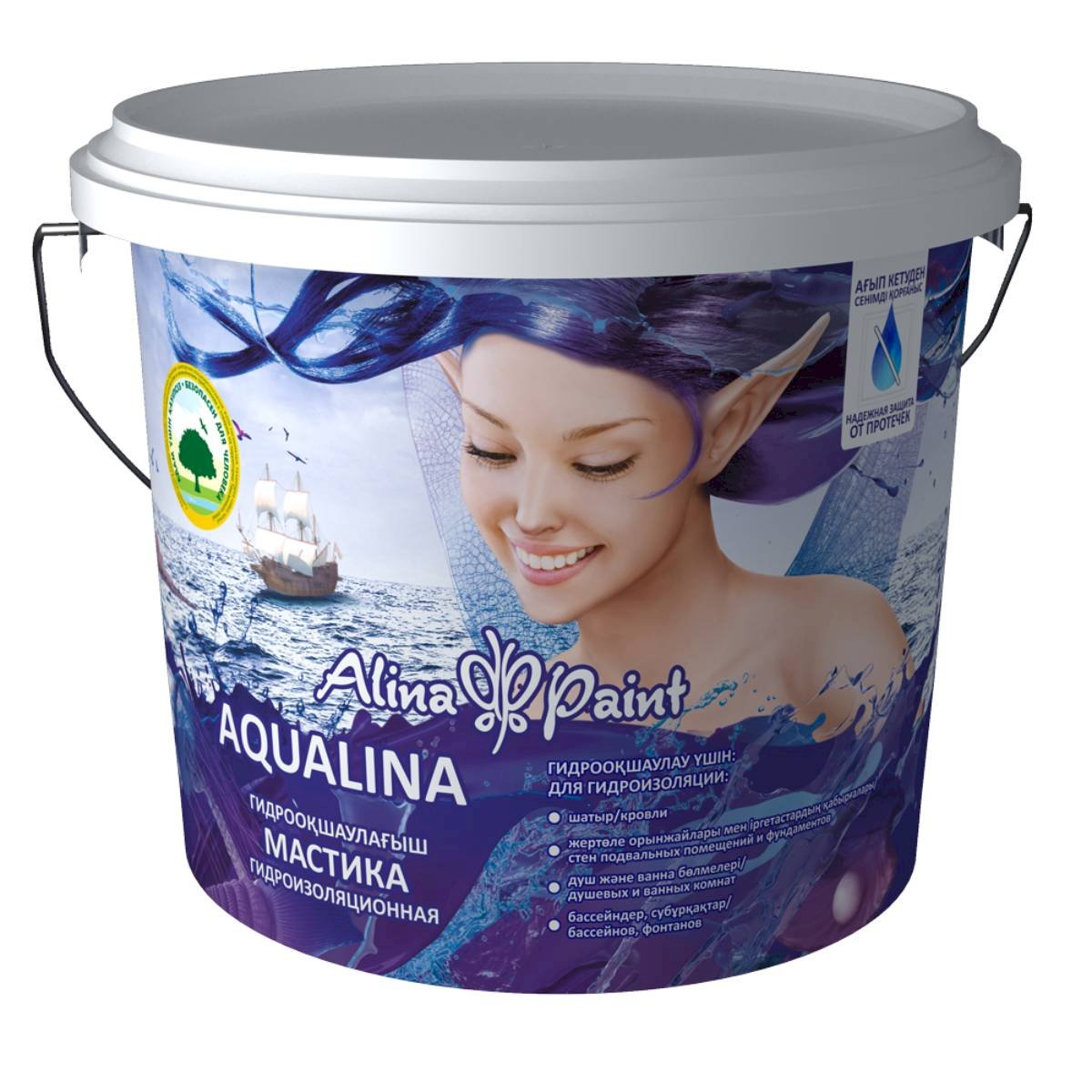 Мастика, Alina Paint Aqualina 3 кг (гидроизоляционная) Мастика, Alina Paint Aqualina 3 кг (гидроизоляционная)
