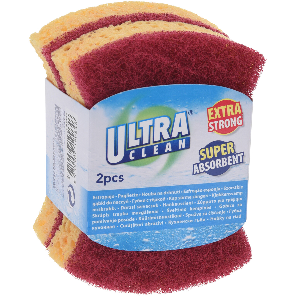 Набор из 2х губок для мытья посуды из нейлонового волокна 488000040 К