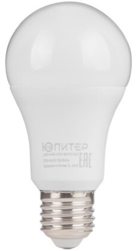 Лампа светодиодная A60 СТАНДАРТ 15 Вт 170-240В E27 3000К ЮПИТЕР ЛЮКС