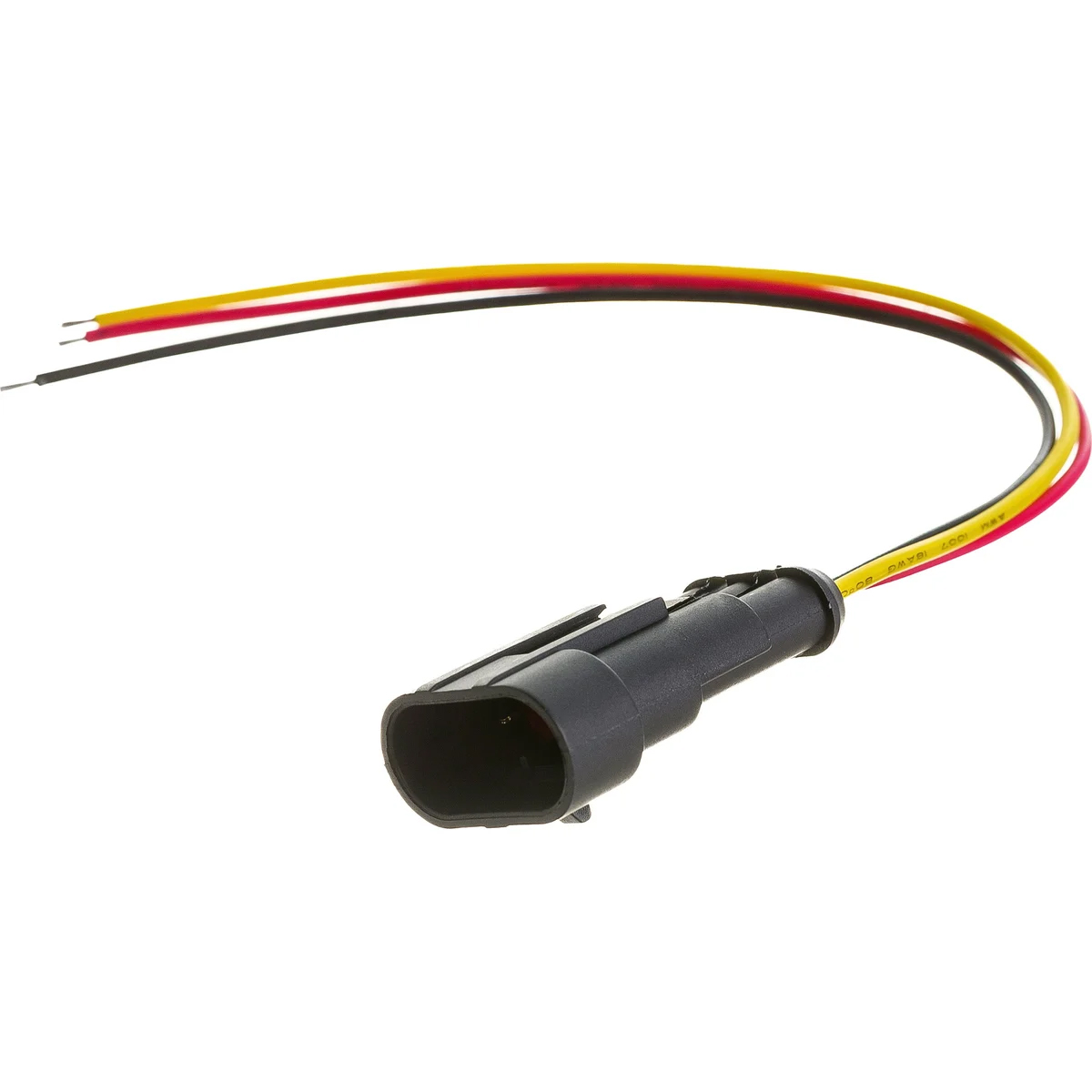 Разъем автомобильный, гнездо с проводом 20 см (3-контактный), REXANT 16-0313-9 DJ7031-1.5-21