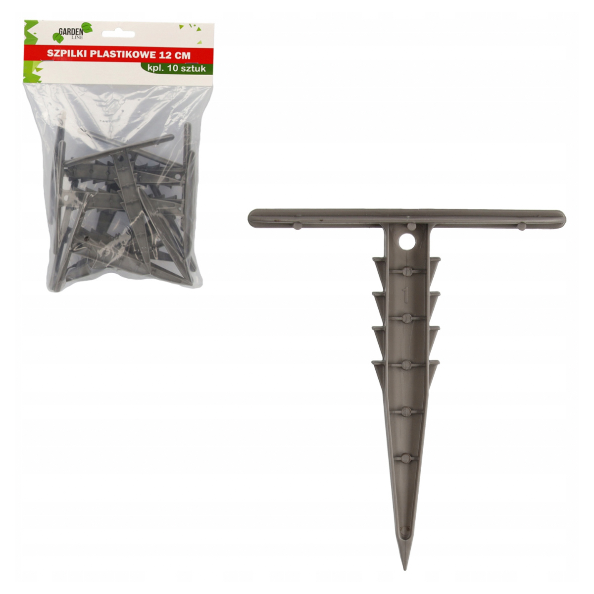 Набор колышков 10 шт GardenLine для крепления укрывного материала 12 см EVA8174