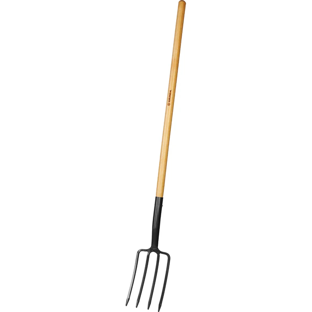Вилы садовые GRINDA 280 x 180 x 1500 мм, антикор. покрытие, деревянный черенок, PROLine (39725)