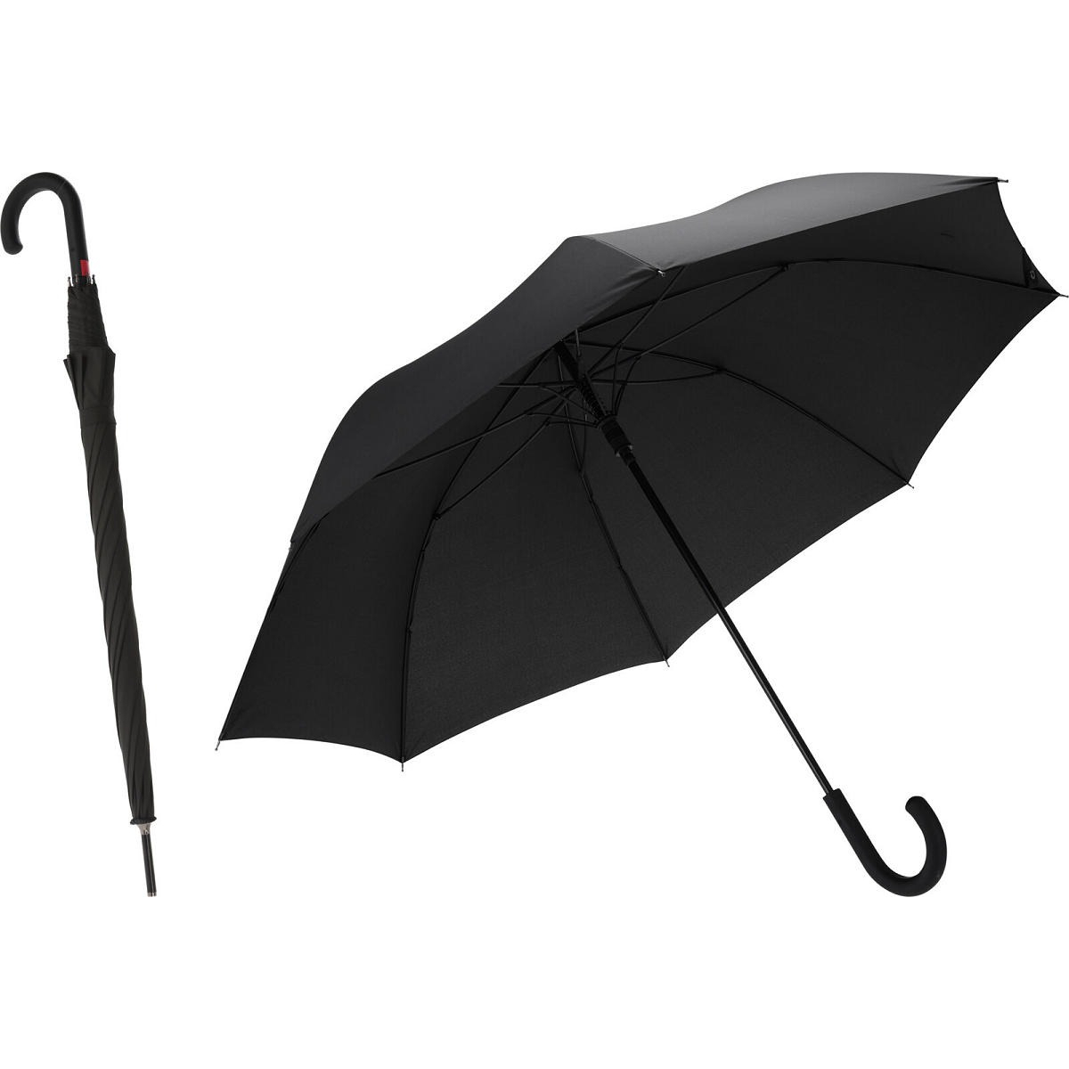 Зонт трость черный DB7000120 К