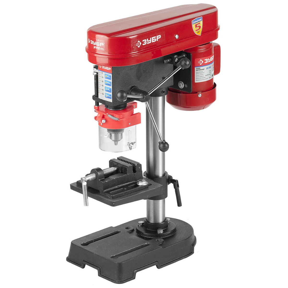 Станок ЗУБР сверлильный   350ВТ, 580-2650 об/мин, 5 скоростей