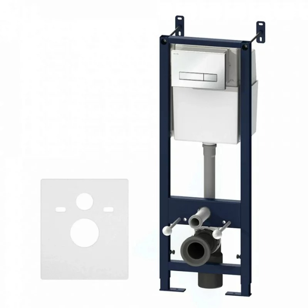 Инсталляция АМ.РМ I012703.0201 Start  для подвесн унит с механической клавишей Start S пластик, глян