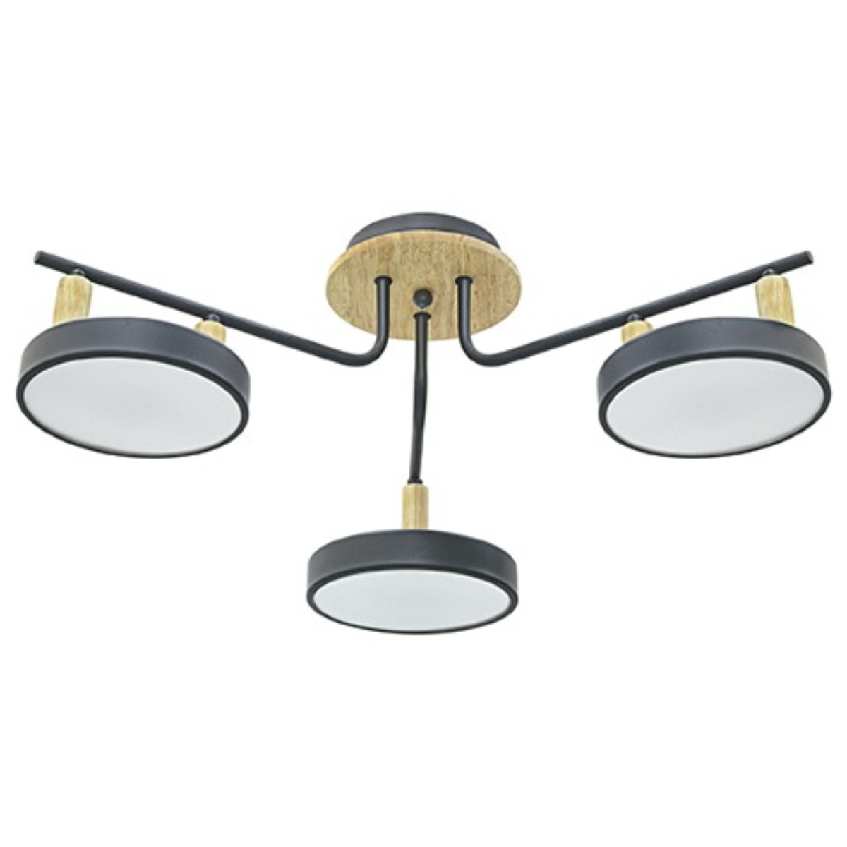 Светильник "Галактика" 1038860 ф600х210 чёрный LED 40Вт К008570