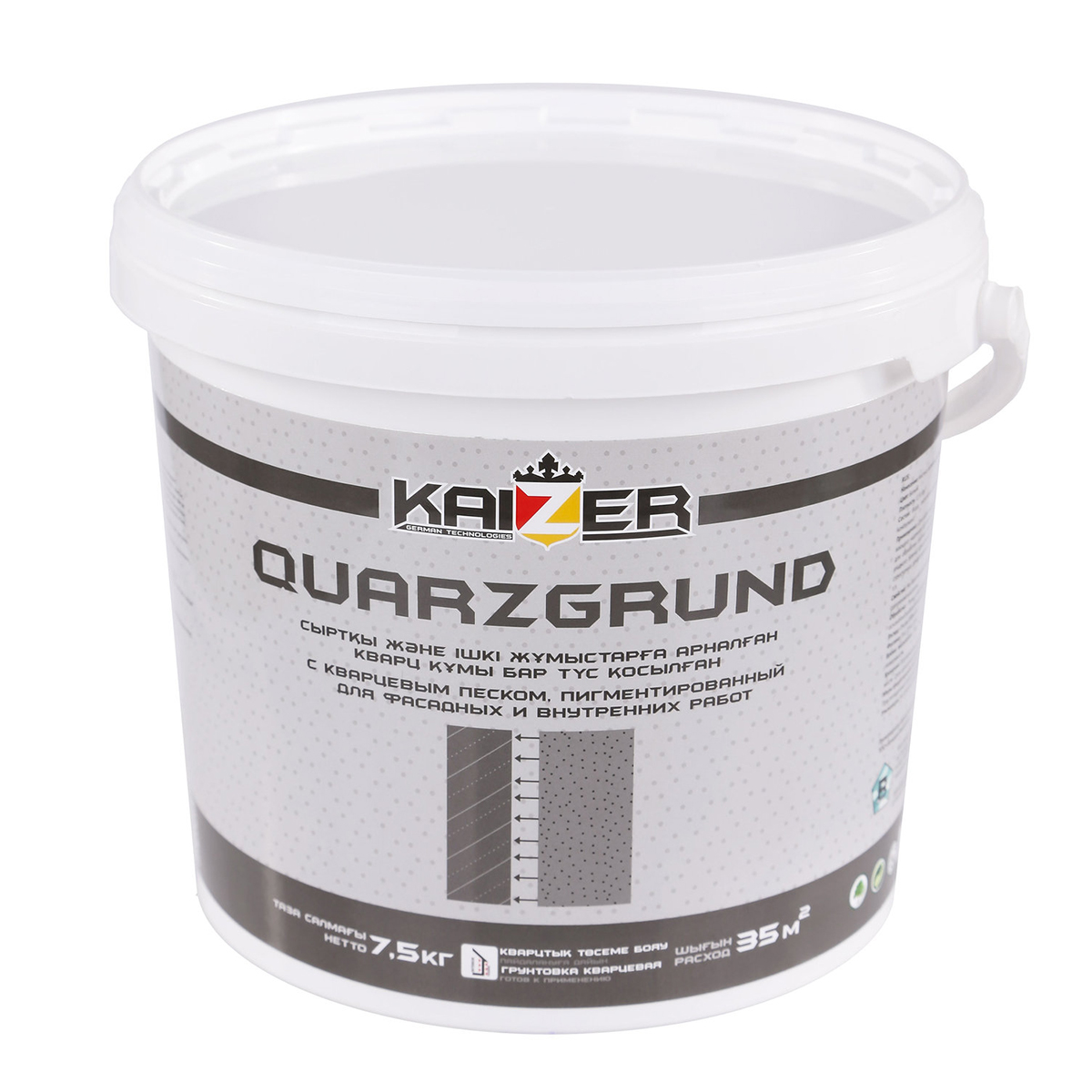 Грунтовка Kaizer кварцевая Quarzgrund 3 кг