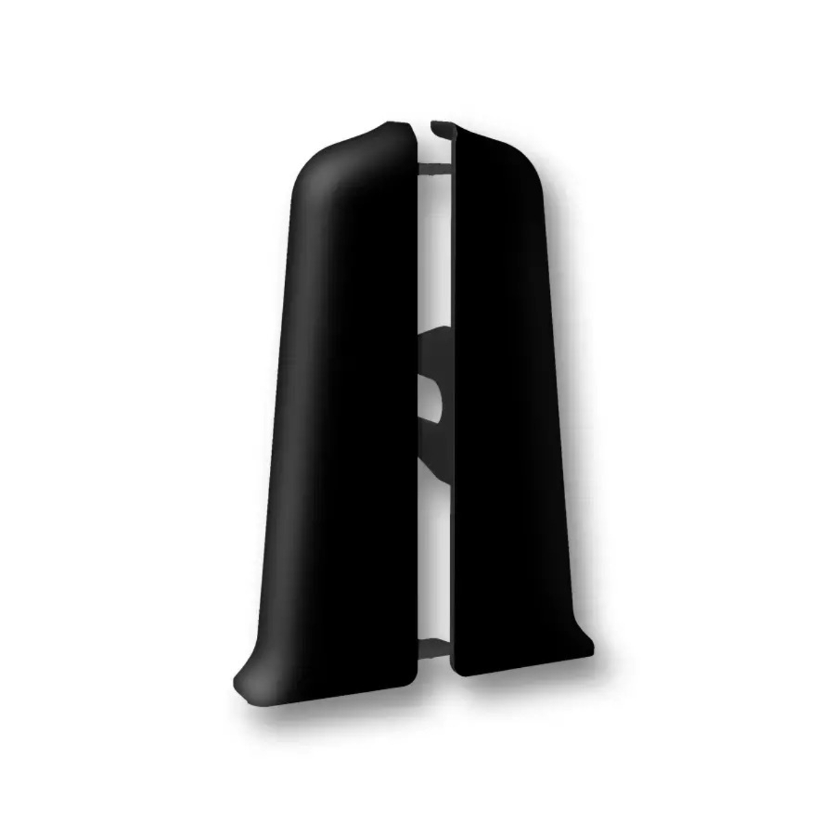 Торцевые для плинтуса 85мм "Деконика", 007 Черный