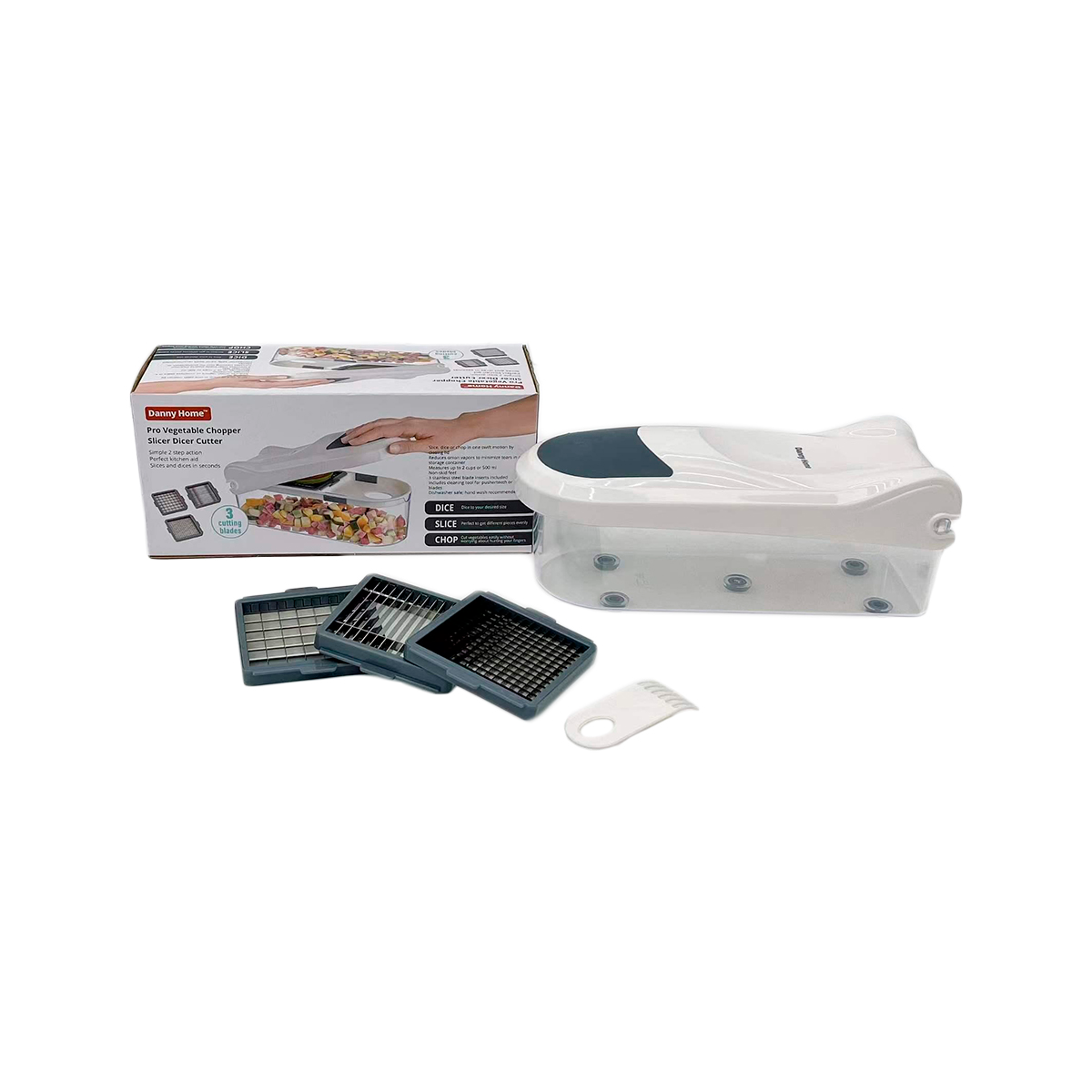 Овощерезка DH с 3 насадками и контейнером DH3110