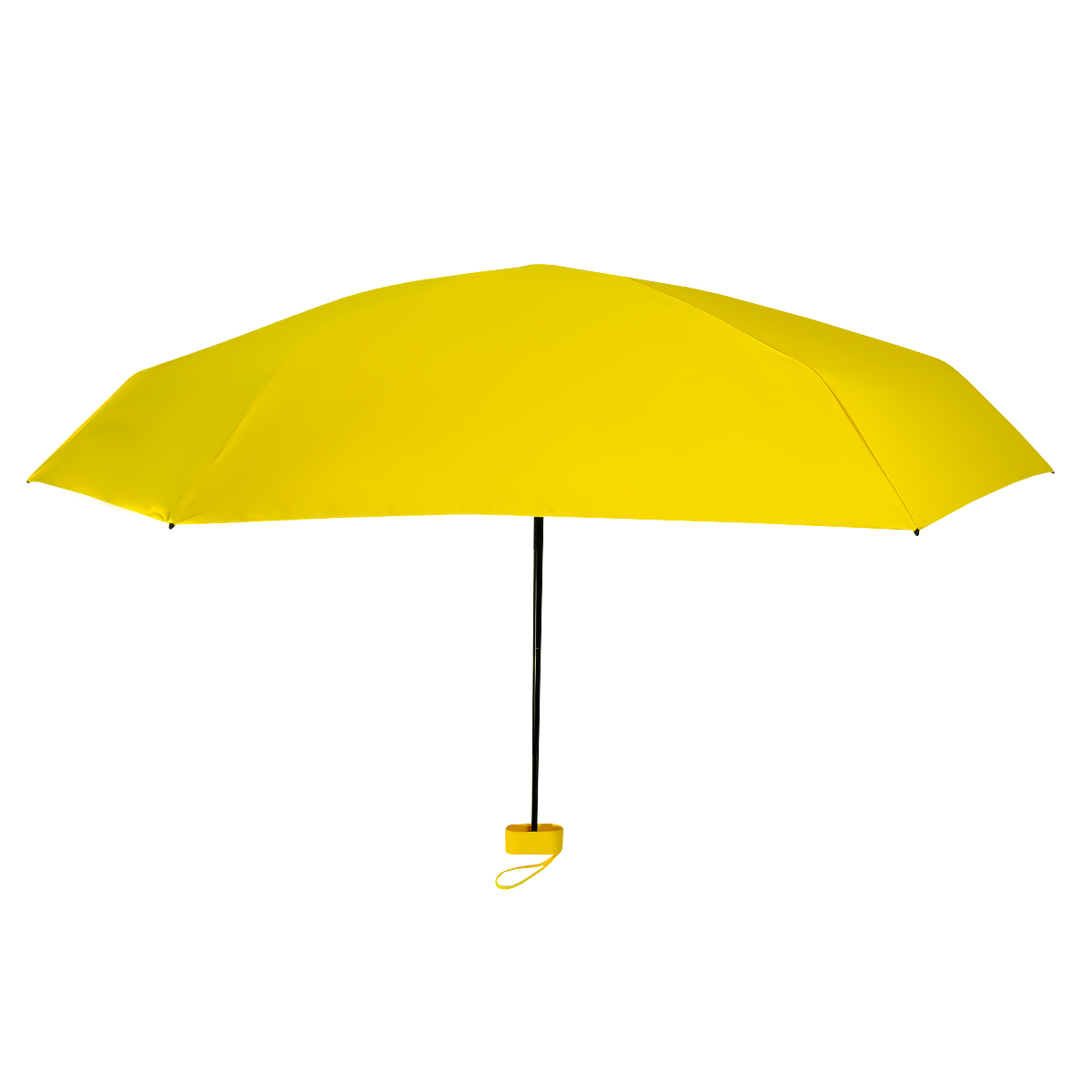 Зонт компактный двойного назначения в чехле с ремешком желтый 90 см PRC