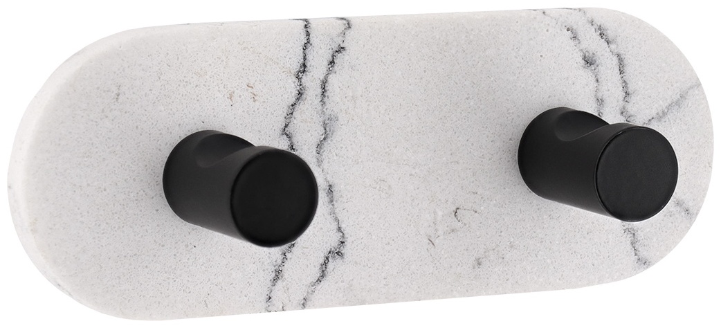 Крючок для ванной комнаты Tendance MARBLE 3,5х12х4,5 см двойной  9079602