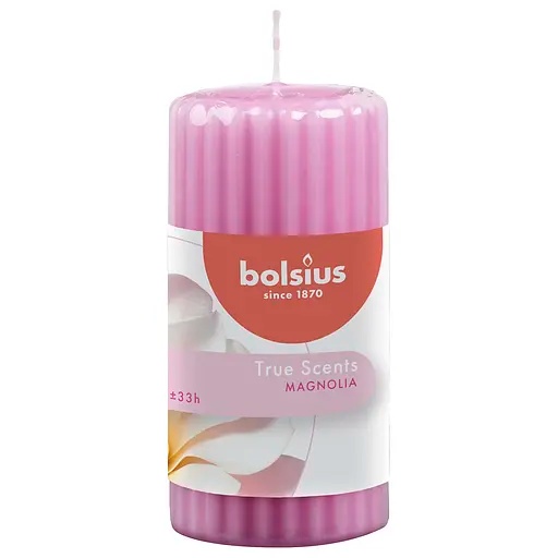 Аромасвеча столбик Bolsius 12x5,8 см Magnolia