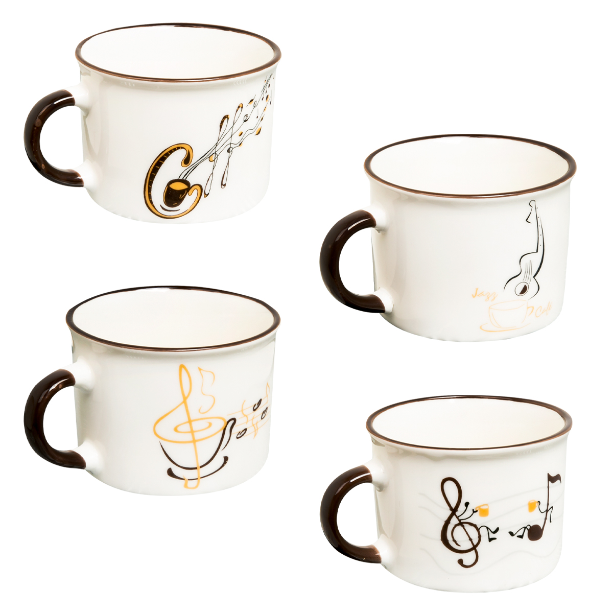 Кружка Music 160 мл  4 диз в ассортименте SDM001-G PRC