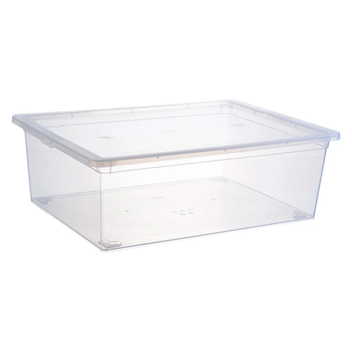 Ящик для хранения IDEA 25л прозрачный 53х37х18см М 2353