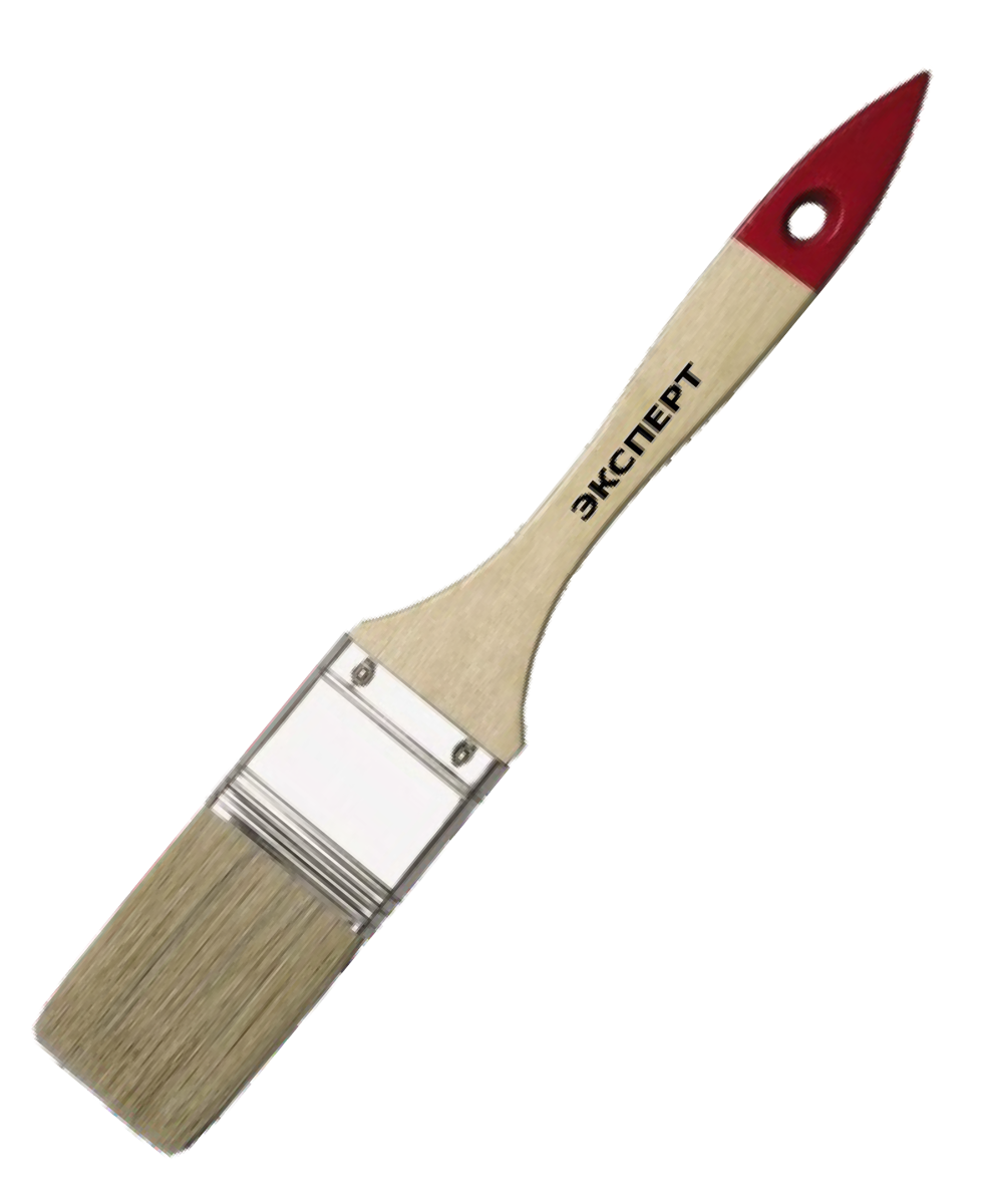 Кисть плоская "ЭКСПЕРТ" УНИВЕРСАЛ 11025 натуральная щетина, 25мм(12шт/912шт)