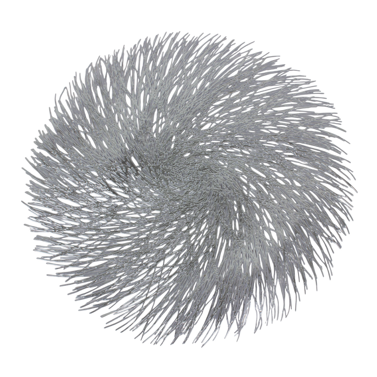 Мат на стол сервировочный круглый 38 см золото/серебро C213 PRC