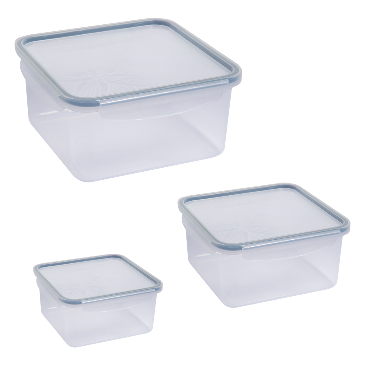 Набор контейнеров Lili 3 шт квадратные 2388 PRC