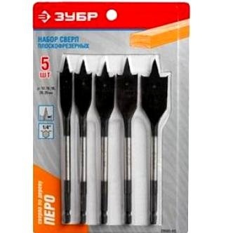 Набор ЗУБР сверла по дереву перьевые 12-16-18-20-25мм, 5шт