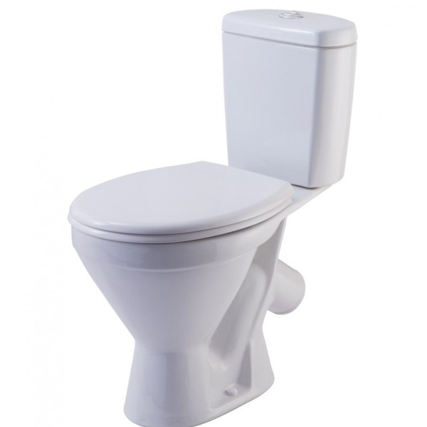 Унитаз комплект Rosa СТАНДАРТ бел. (сиденье,арматура) (Киров)