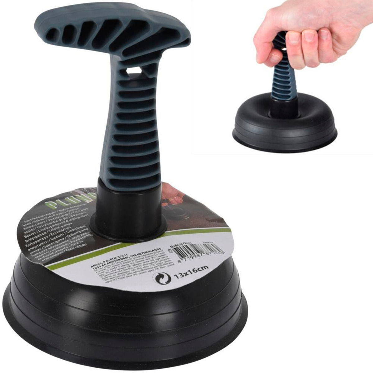 Вантуз для раковины Ultra Clean 13х16 см 529002780 К