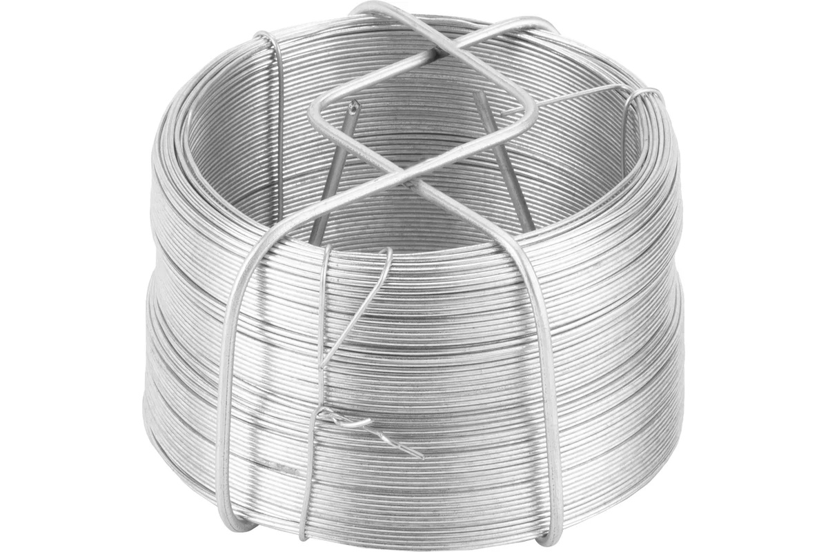 Проволока стальная, оцинкованная 0,7 мм, длина 75 м// Сибртех