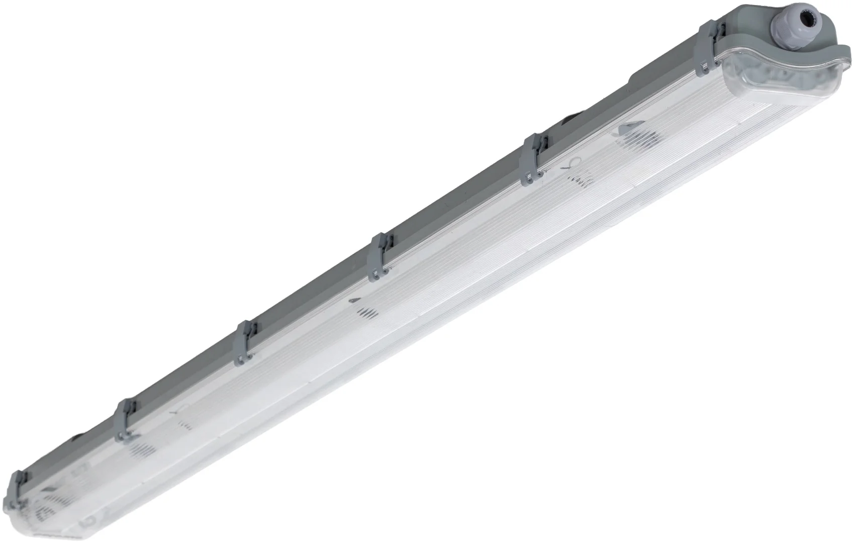 Пылевлагозащищенный светодиодный светильник Euroled IP65 (под 2 LED лампыТ8 1200 мм с односторонним 