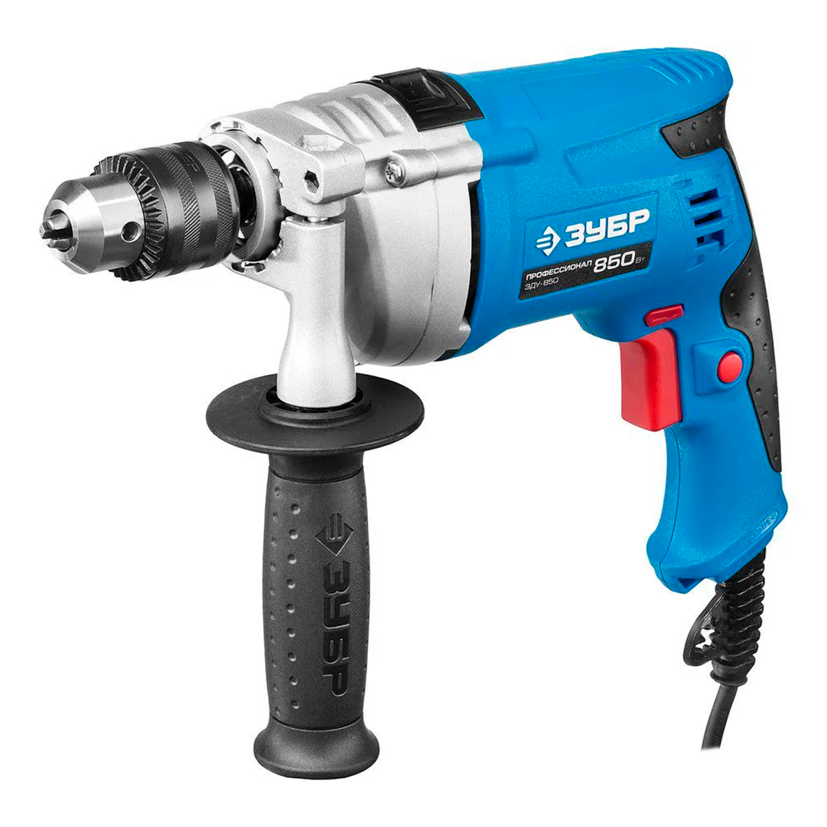 Дрель ударная ЗУБР Профессионал 850 Вт, 13 мм, мет. Корпус (ЗДУ-850 ЭРММ2)