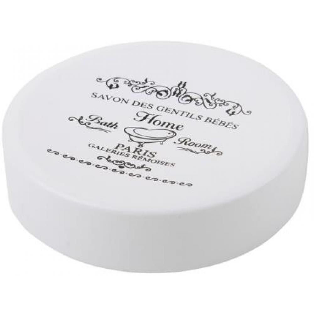 Мыльница белый металл B0367S